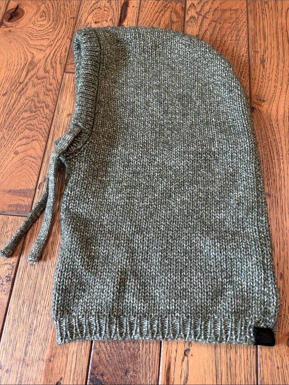 The North Face Olive Knit Balaclava Hood